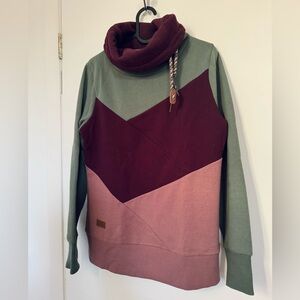 Sweat Twik Simons col tunnel Colour block tunnel-neck sweatshirt chandail winter